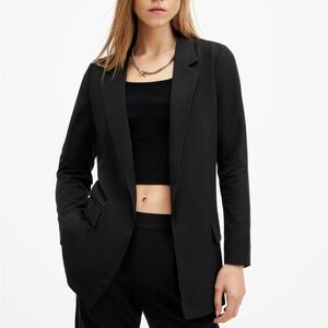 All Saints Black Tailored Blazer
